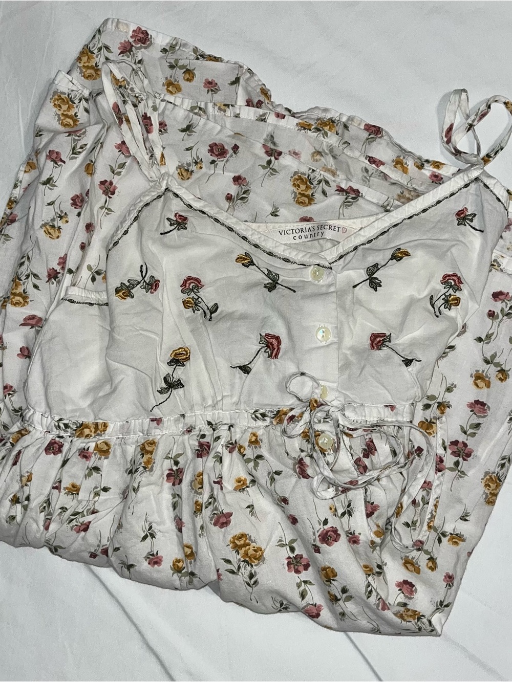 Victoria's Secret Women’s Size Small Babydoll Country Cottage-core Rare